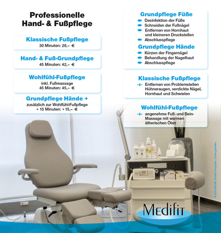 Professionelle Hand- und Fußpflege-Angebote