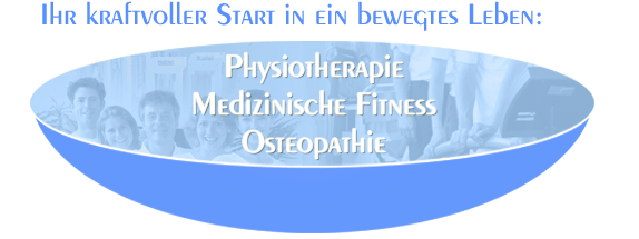 Kernbereiche von Medifit: Physiotherapie, Medizinische Fitness und Osteopathie